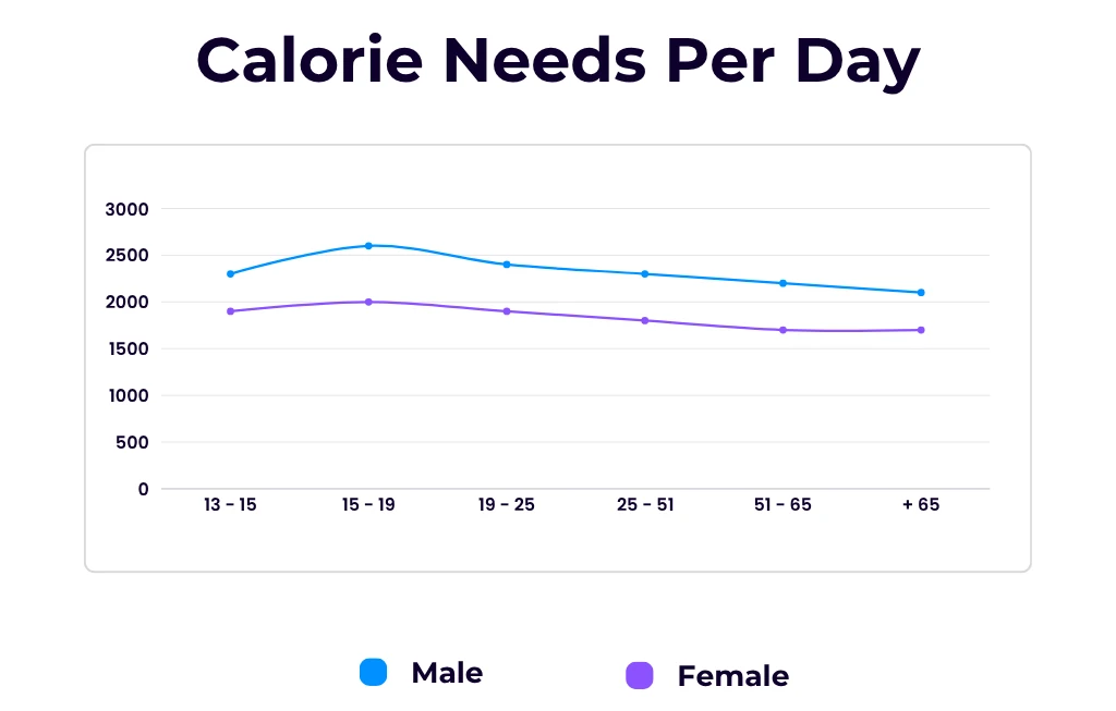 Calorie Needs per Day